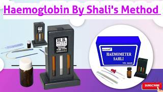 Haemoglobin estimation hemoglobin estimation by sahlis method hemoglobin lab hgb [upl. by Mable]