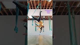 Running man aerial hammock flow aerialist aerialhammock aerialsilks cirquedusoleil flow shorts [upl. by Nylavad]