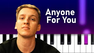 George Ezra  Anyone For You Piano Tutorial [upl. by Dottie]