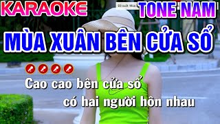 Mùa Xuân Bên Cửa Sổ Karaoke Nhạc Sống Tone Nam  BẢN PHỐI HAY   Tình Trần Organ [upl. by Ender]