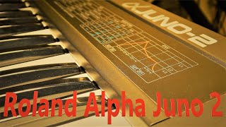 Roland Alpha Juno 2  one song  one synth [upl. by Baptlsta]