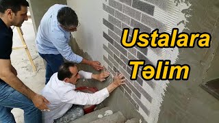 Sifarişçinin Ustalarına AMK TəlimiBiz Sizin ustalara təlim keçirbirgə işə başlayırıq Fasad işləri [upl. by Mcroberts571]