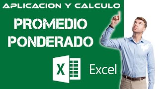 📱 Como calcular el PROMEDIO PONDERADO en EXCEL ✔️ PASO A PASO [upl. by Nuahsad]