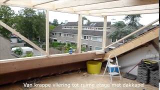 Van vliering tot etage met dakkapel [upl. by Kcirredal]