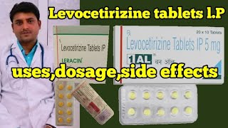 Levocetirizine tablets usesdosage side effect in hindiasmedico [upl. by Bradly2]