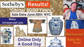 Sothebys Results quotChina 5000Yearsquot Online Auction Results New York [upl. by Eiduj]