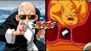 Master Roshi vs Misokatsun Kishime and Ebifurya  DBZ Budokai Tenkaichi 4 [upl. by Einahpit]