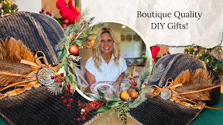 DIY Boutique Quality Christmas Gift ideas Craft night ideas [upl. by Lleuqar]