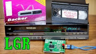 LGR Oddware  Danmere Backer VHS Hard Drive Backup System [upl. by Ylloh942]