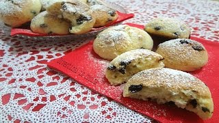 Ricetta biscotti di ricotta e gocce di cioccolato [upl. by Nylissej]