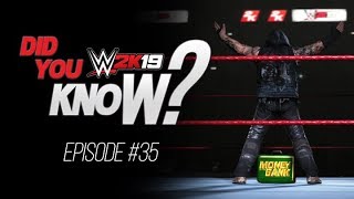 WWE 2K19 Did You Know Customise MITB Entrances Expand Universe Card Big Cass amp More Episode 35 [upl. by Adnahsor]