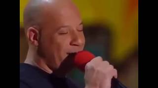 Vin Diesel canta See You Again tributo per Paul Walker MTV Movie Awards 20151 [upl. by Casilda880]