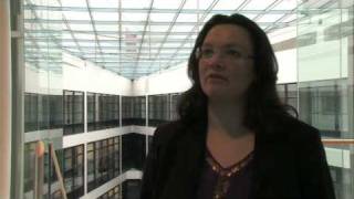 Videoblog Andrea Nahles 8 Dezember [upl. by Yelyak]