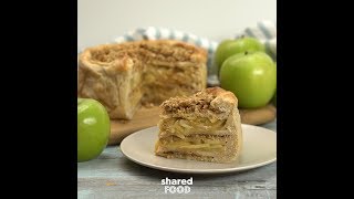 Apple Pie Pizza Cake [upl. by Alletneuq328]