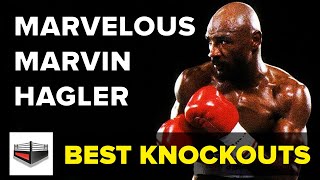 Marvelous Marvin Hagler Knockouts Compilation [upl. by Laram858]