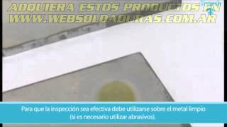 MOLINSPECTOR  DETECTOR DE MOLIBDENO  WEBSOLDADURAS [upl. by Maurie]