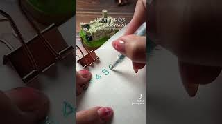 Números en letra imprenta 🔥 tutorial caligrafia calligraphy letrabonita [upl. by Banquer]