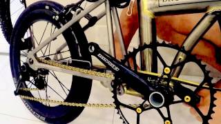 Extralite QRC2 crankset installation on a Brompton [upl. by Shawna743]