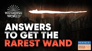 Answers to Rarest Wand on Hogwarts Legacy  Wizarding World [upl. by Koffler146]