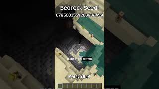 This Minecraft Bedrock Seed Has A Stronghold Right Below A Desert Village [upl. by Marih15]