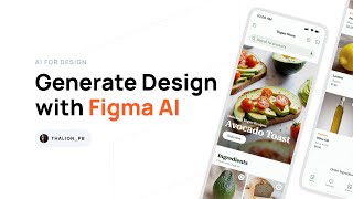 Figma AI How to Generate Design From Zero to Hero [upl. by Melody]