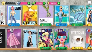 Unlocking Catalogues  Super Stylist  Dress Up amp Style Fashion Guru Gameplay [upl. by Atiuqnahs]