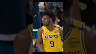 Bronny Scored In Last Seconds Lakers vs Timberwolves nba espn [upl. by Yur]