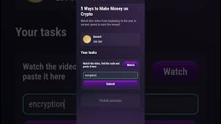 5 WAYS TO MAKE MONEY ON CRYPTO CODE TAPSWAP tapswapcode tapswap tapswapdailycode [upl. by Jule]