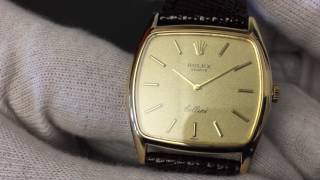 Rolex Cellini  Manual Winding  Gold Watch  Ref 3805  Handaufzug  Gold Uhr [upl. by Drus]