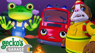 The Broken Fire Truck Fix  Gecko the Mechanic  Vehicle Repair Cartoons  Buses Trucks and Cars [upl. by Grizel]