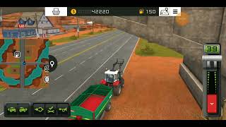 joguei um jogo de trator pra celular fs 18 [upl. by Northington508]