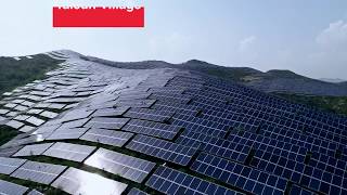 Solar panels on Taihang Mountain [upl. by Llenrub]