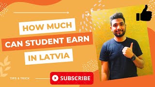 HOW MUCH CAN STUDENT EARN IN LATVIA  JOB SITUATION IN LATVIA [upl. by Reseta]