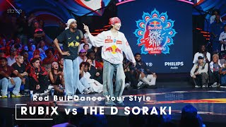 Rubix vs D Soraki Top 4  stance x Red Bull Dance Your Style World Final 2024 Mumbai [upl. by Hennie945]