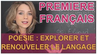 Poésie  explorer et renouveler le langage  Français Première  Les Bons Profs [upl. by Doowyah]