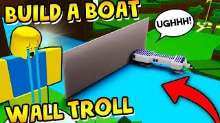 BLOCKING OFF THE RIVER in Build a boat🤚 [upl. by Ellimaj235]