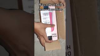 Unboxing Aruhiu wax heater machine roll on wax hair removal wax refill white chocolate wax waxkit [upl. by Fonda553]