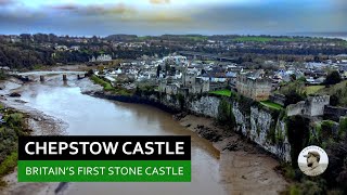 Chepstow Castle 1st Stone Castle in Britain [upl. by Nanyk]