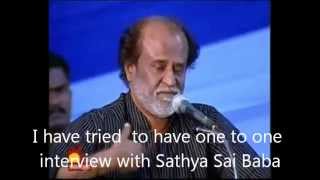 Rajnikanth on Sathya Sai Baba [upl. by Burner]