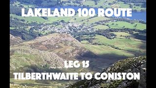 Lakeland 100 Route Video  Leg 15 Tilberthwaite to Coniston [upl. by Genesa713]