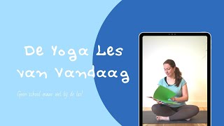 EduYoga De Yoga Les van Vandaag  Ssst De tijger slaapt  Vrijdag [upl. by Obie]