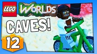 Lego Worlds Gameplay  CAVE EXPLORING ON A BICYCLE  PC Walkthrough Part 12  Pungence [upl. by Nyahs]