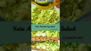 Keto Avocado Egg Salad Recipe [upl. by Wolfram]