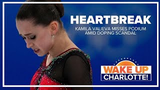 Kamila Valievas Olympic heartbreak in Beijing WakeUpCLT To Go [upl. by Notsgnik532]