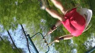 Windshield Wipers Tough Ab Exercise with Rope in the Park [upl. by Armmat]