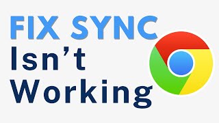 How to Fix Sync Isnt Working on Google Chrome  Full Guide [upl. by Yelmene]