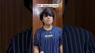 Sangati ka Asar is Real😂  krishnakakran shorts shortfeed comedyvideo funny relatable [upl. by Hassadah]