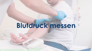 Blutdruck messen  Durchführung und Anleitung  SchrittfürSchritt erklärt [upl. by Follmer101]