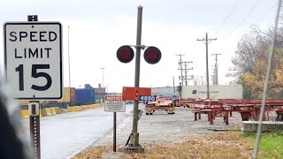 GRS LexC 12×20 Inch Lights at the West Entrance to CSXs Avon Yard [upl. by Alrick]