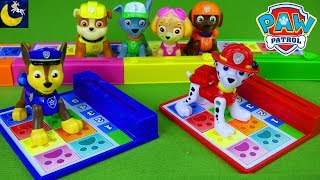 Game Time New Paw Patrol Back Flip Pup Pup Boogie Game Toys Marshall Chase Skye Rubble Toys Video [upl. by Kazimir]